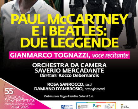 PAUL McCARTNEY E I BEATLES: GIANMARCO TOGNAZZI, voce narrante