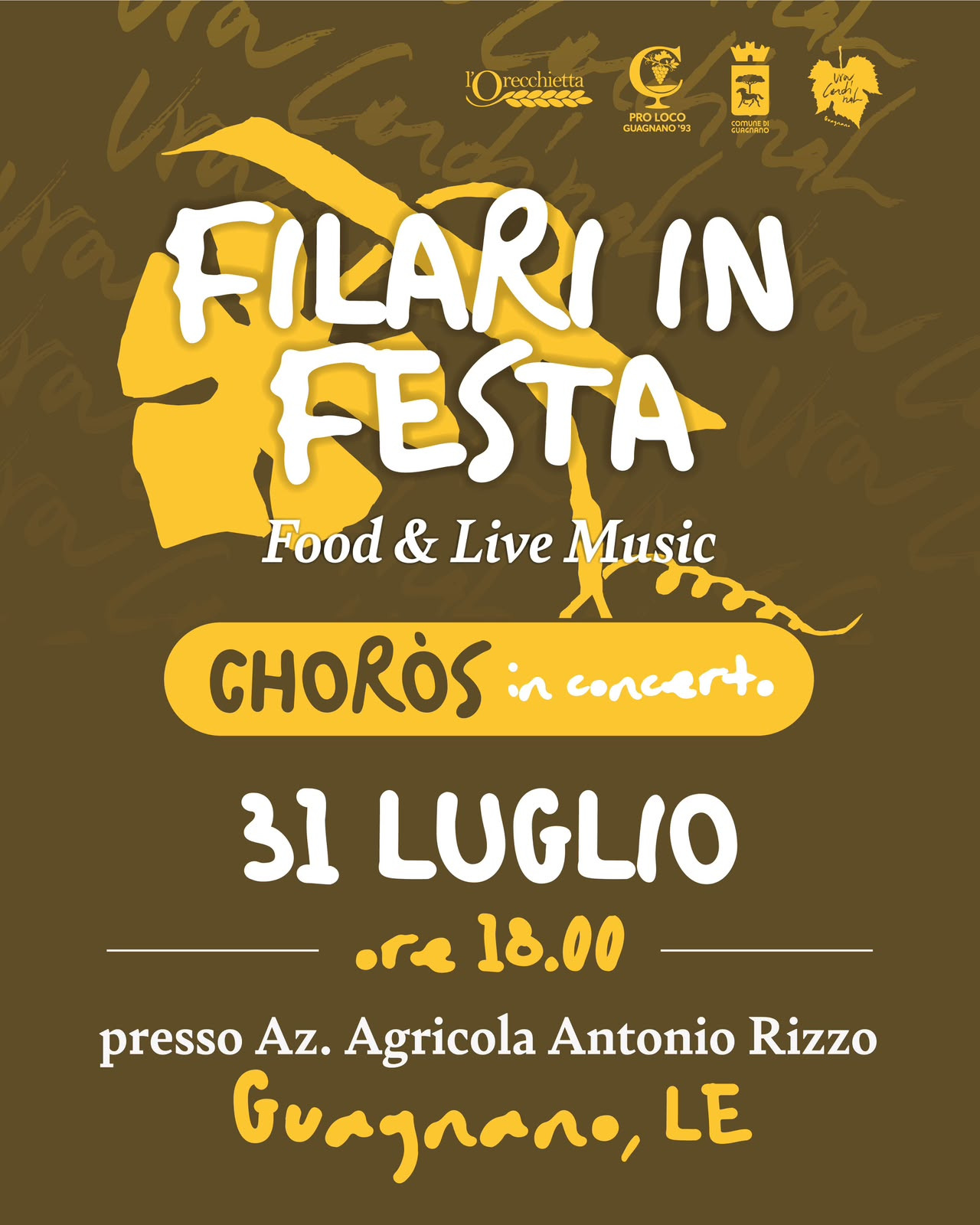 FILARI IN FESTA – Partecipa ad una esperienza irripetibile!
