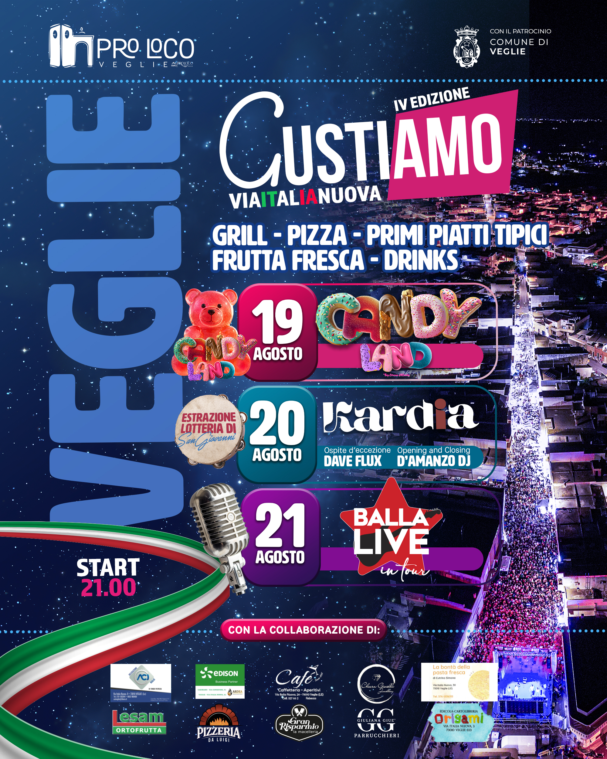 «GUSTIAMO VIA ITALIA NUOVA 4ª edizione» – Veglie